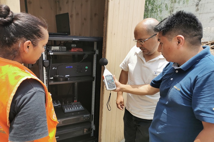 Módulo de difusión en Chaclacayo